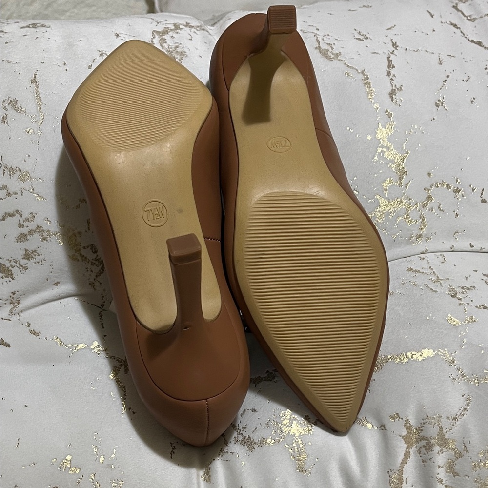 a new day Tan Pointed-Toe Classic Pumps - Picture 6 of 6
